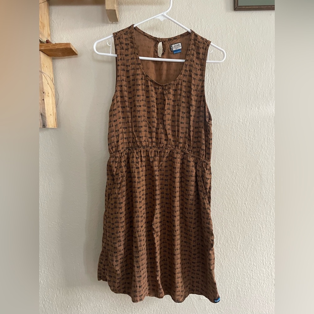 Kavu women’s Simone dress in jagged terrain size medium
